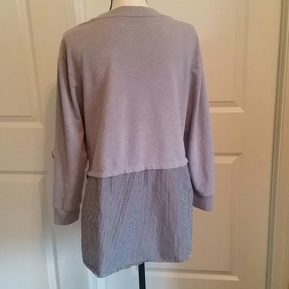 Soho Street layered look sweatshirt - Picture 3 of 4